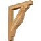 Ekena Millwork Funston Block Rough Sawn Bracket, Western Red Cedar, 4"W x 30"D x 36"H BKT04X30X36FST05RWR - alternate 1